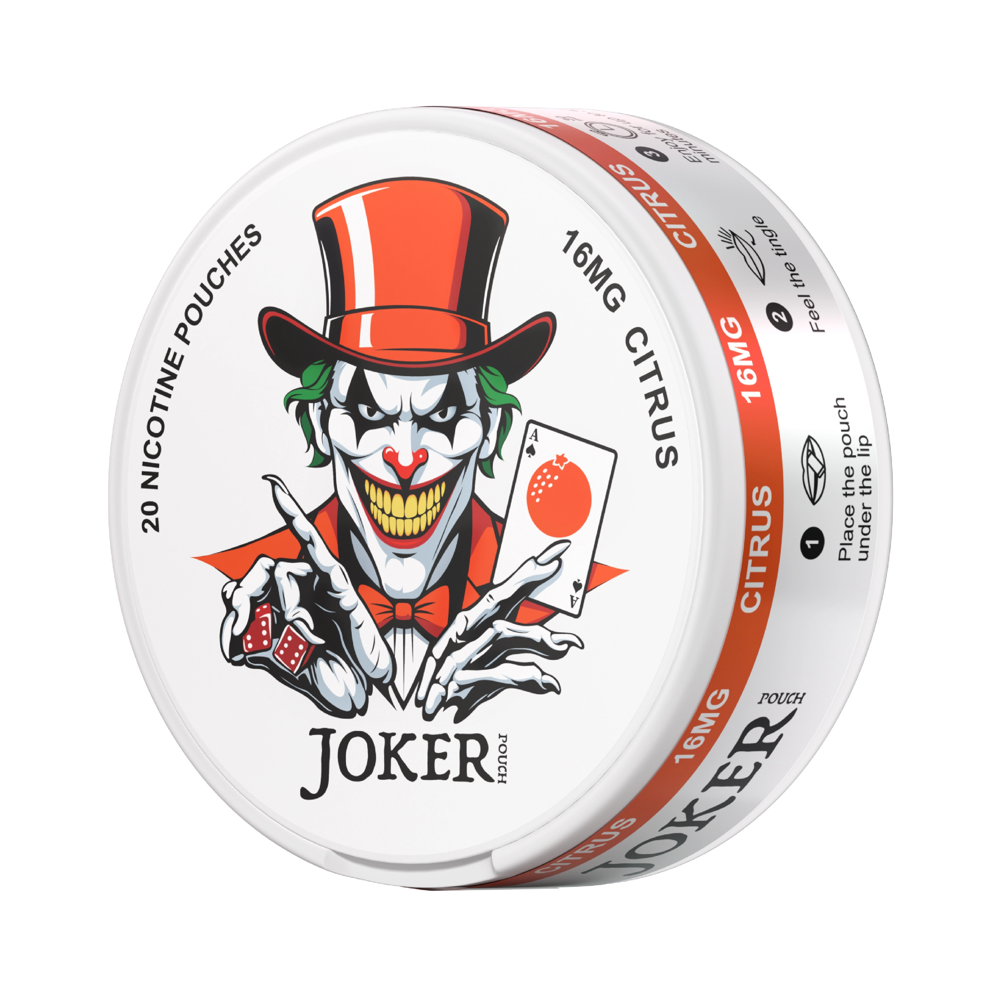 Joker Pouch 16mg with 8 Flavors Order Online - Vibe Snus